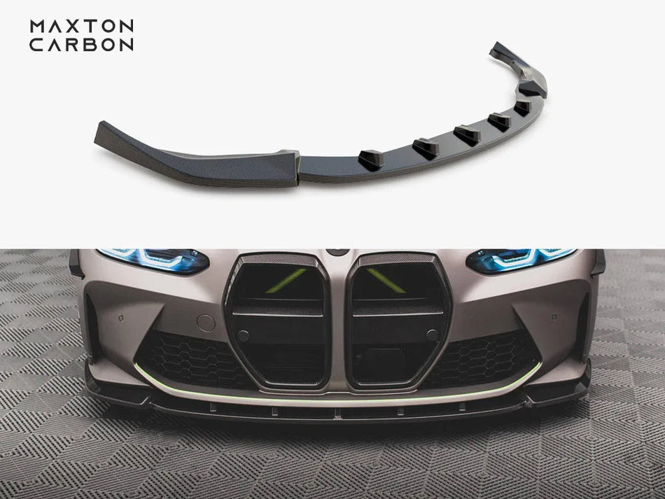 Maxton Carbon Fiber Front Splitter V.1 BMW M4 G82 / G82 Facelift