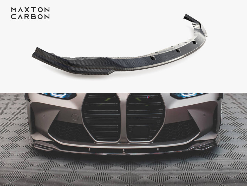 Maxton Carbon Fiber Front Splitter V.2 BMW M4 G82 / G82 Facelift