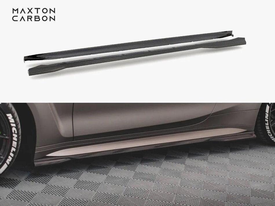 Maxton Carbon Fiber Side Skirts BMW M4 G82 / G82 Facelift