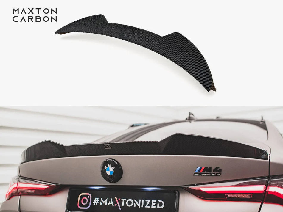 Maxton Carbon Fiber Tailgate Spoiler BMW M4 G82 / G82 Facelift / M440i / 4 M-Pack G22 / G22 Facelift