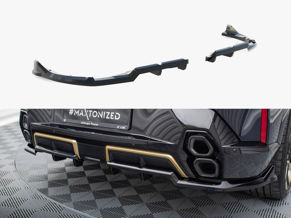 Maxton Rear Splitter (Vertical Bars) BMW XM G09