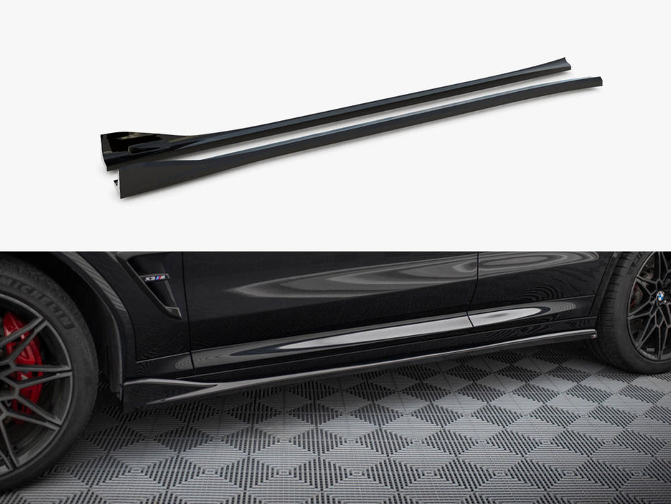 Maxton Side Skirt Diffusers BMW X3 M F97 / F97 Facelift