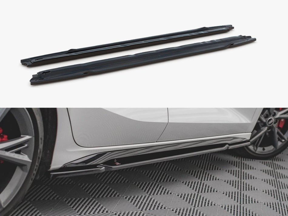 Maxton Side Skirts Diffusers V.1 Audi S3 / A3 S-Line 8Y