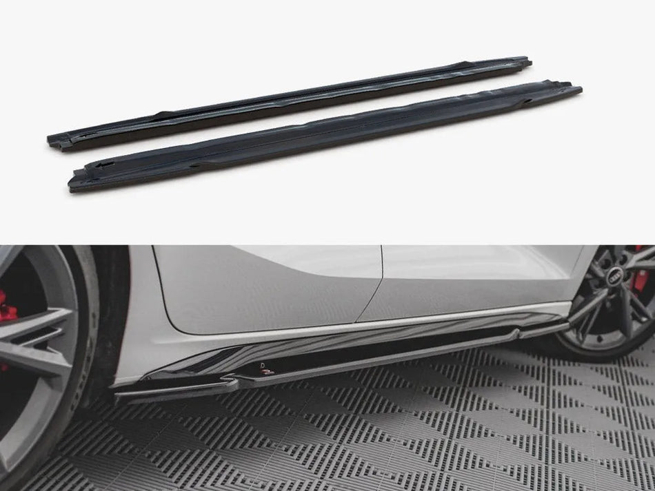 Maxton Side Skirts Diffusers V.1 Audi S3 / A3 S-Line 8Y