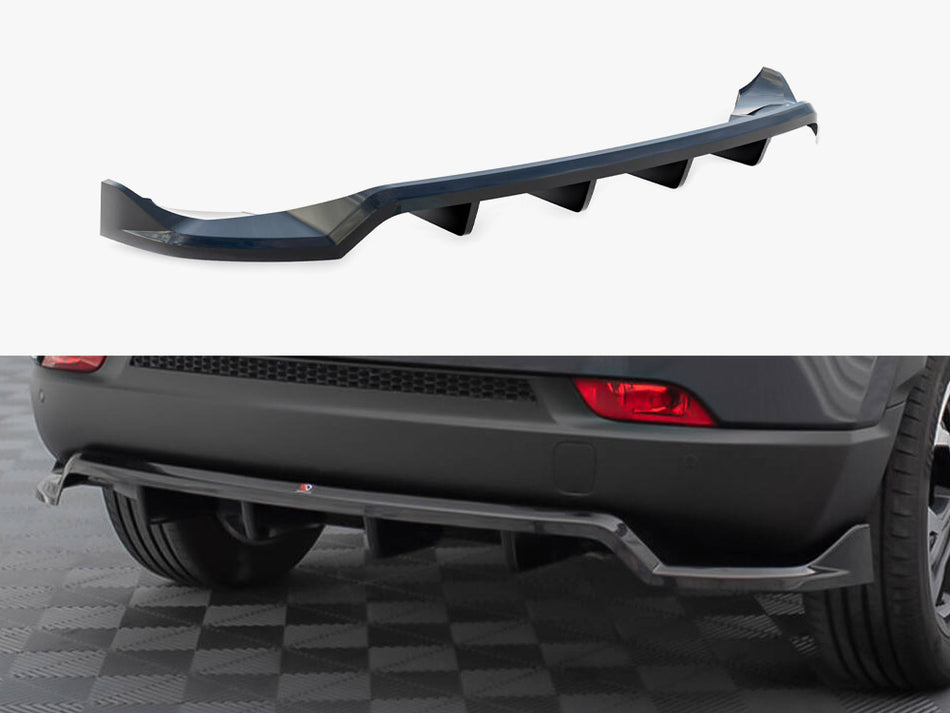 Maxton Rear Splitter (Vertical Bars) Jeep Compass Limited Mk2 Facelift