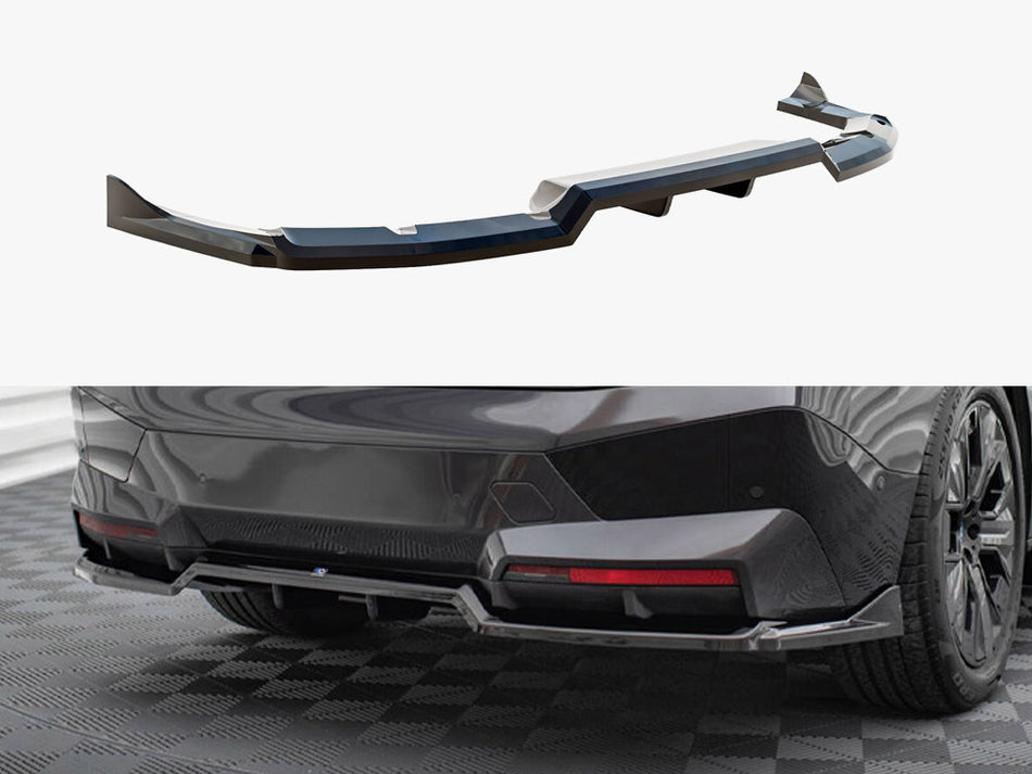 Maxton Rear Splitter (Vertical Bars) BMW iX M-Pack i20