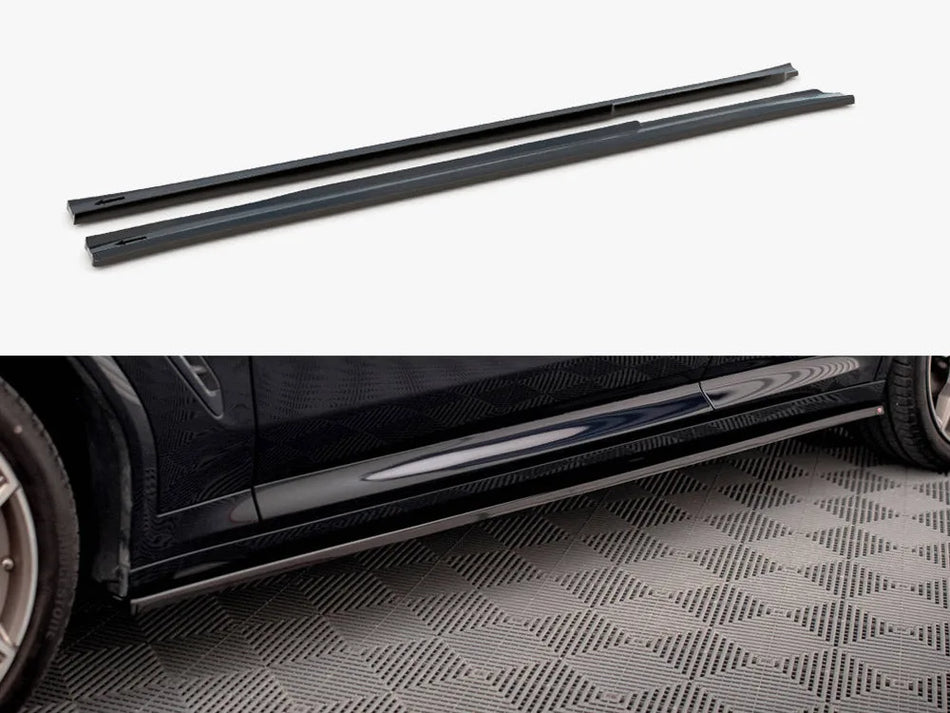 Maxton Side Skirts Diffusers V.1 BMW X3 M40d / M40i / M-Pack G01