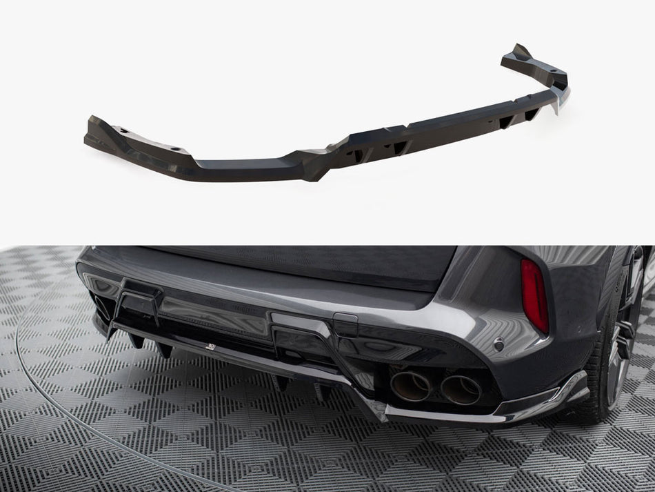 Maxton Rear Splitter (Vertical Bars) BMW X5 M F95 / F95 Facelift