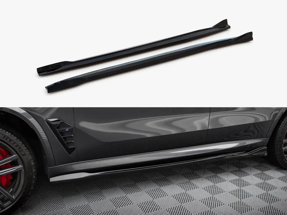 Maxton Side Skirt Diffusers BMW X5 M F95 / F95 Facelift