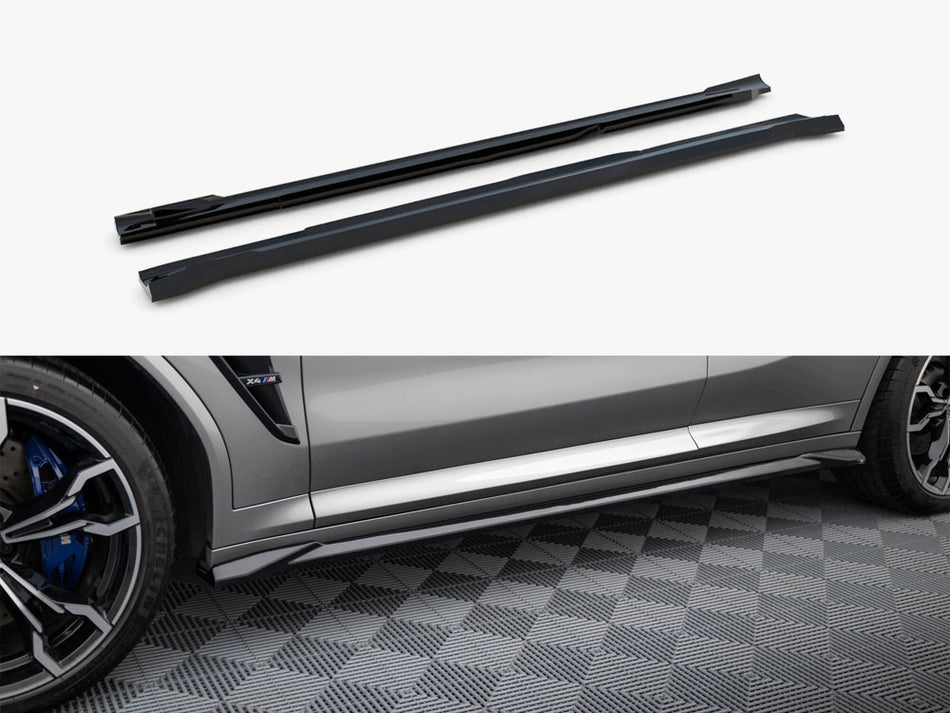 Maxton Side Skirts Diffusers BMW X4 M F98