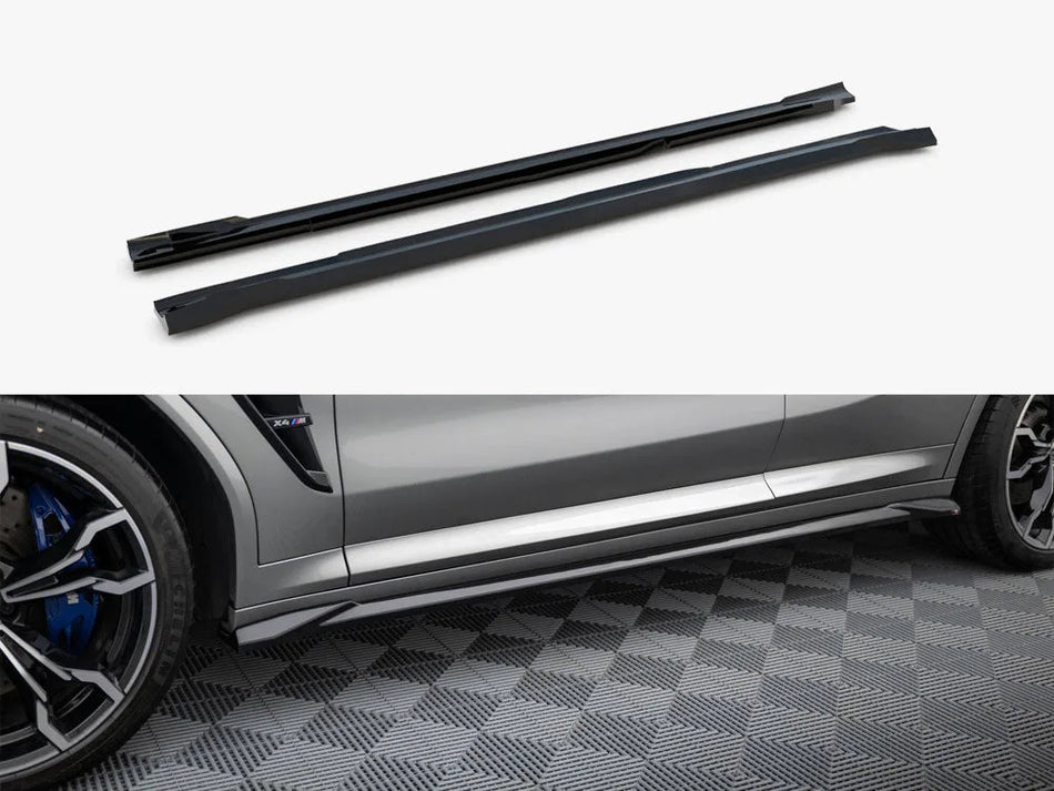 Maxton Side Skirts Diffusers BMW X4 M F98