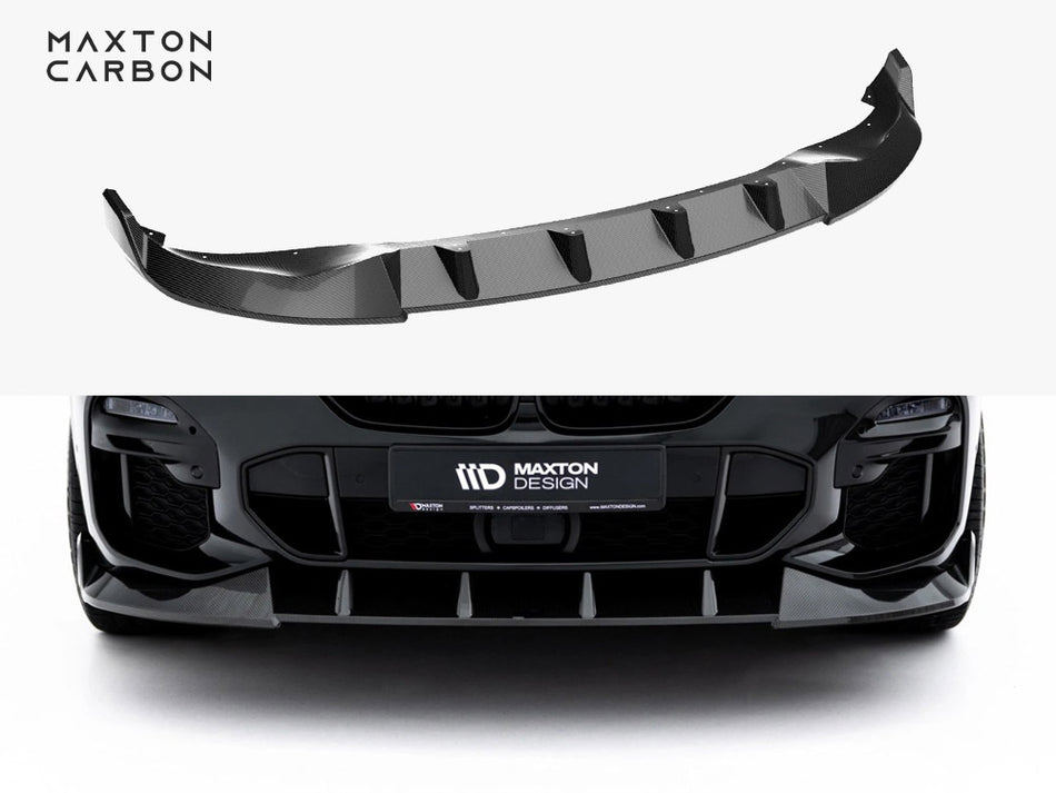Maxton Prepreg Carbon Fiber Front Splitter BMW X5 M-Pack G05