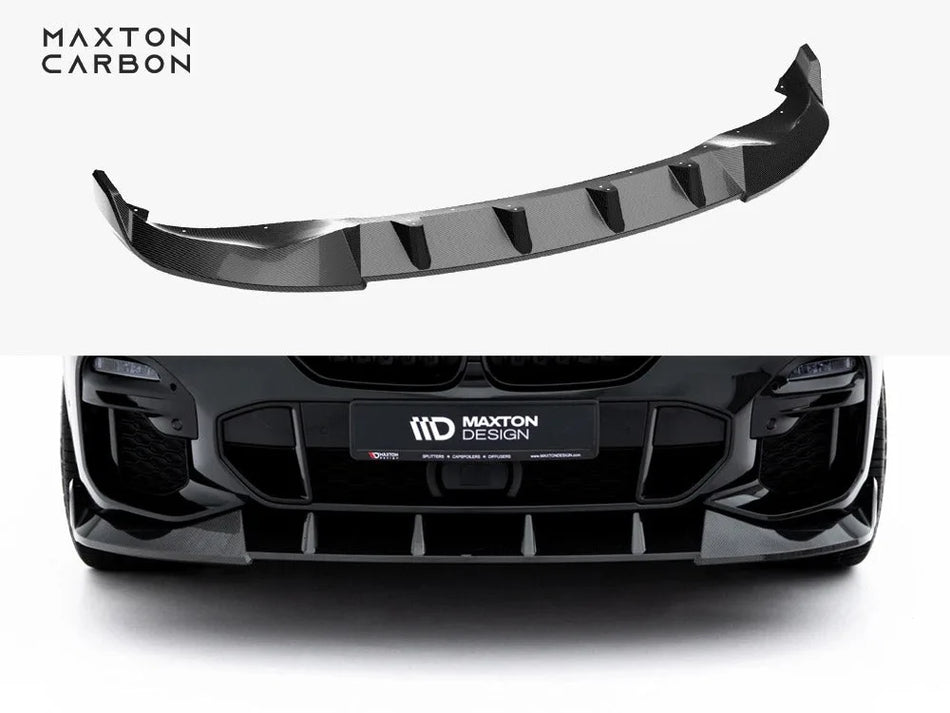 Maxton Prepreg Carbon Fiber Front Splitter BMW X5 M-Pack G05