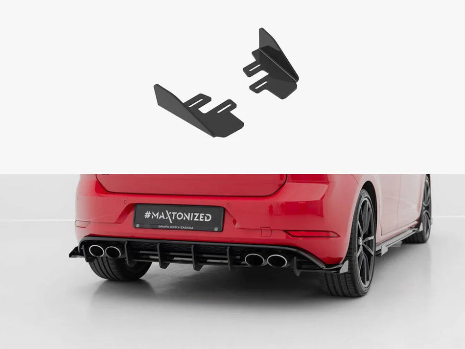 Maxton Rear Side Flaps Volkswagen Golf R Mk7 Facelift