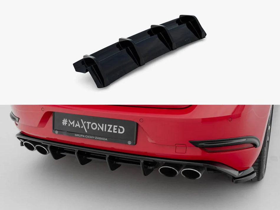 Maxton Rear Valance Volkswagen Golf R Hatchback Mk7 Facelift