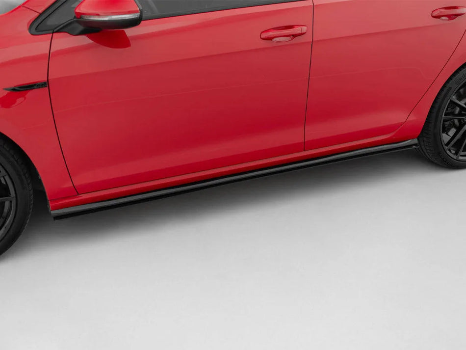Maxton Racing Side Skirts Diffusers Volkswagen Golf R / R-Line Mk7 Facelift