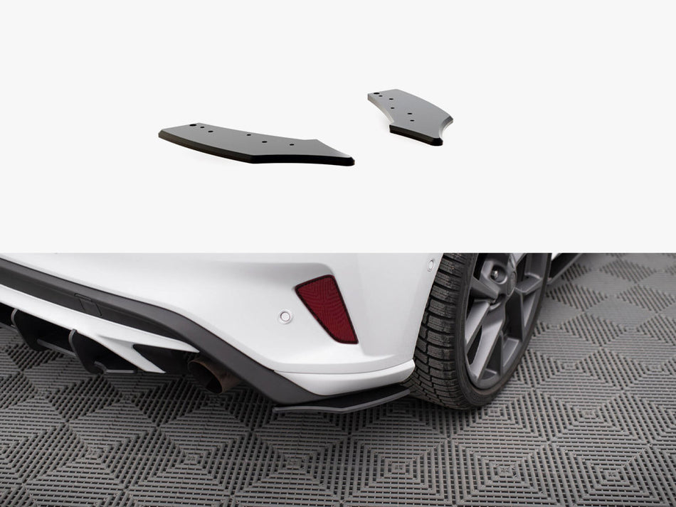 Maxton Street PRO Rear Side Splitters Ford Focus ST Mk4