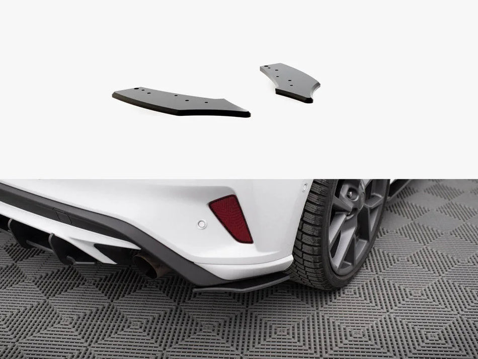 Maxton Street PRO Rear Side Splitters Ford Focus ST Mk4