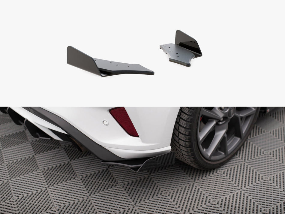 Maxton Street PRO Rear Side Splitters + Flaps Ford Focus ST Mk4