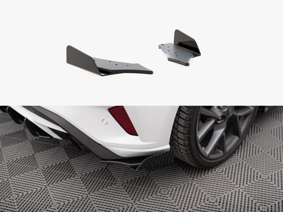 Maxton Street PRO Rear Side Splitters + Flaps Ford Focus ST Mk4