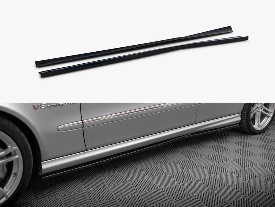 Maxton Side Skirts Diffusers Mercedes-Benz E 55 AMG W211