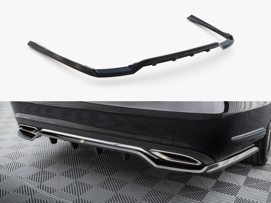 Maxton Rear Splitter (Vertical Bars) Mercedes-Benz E W212 Facelift