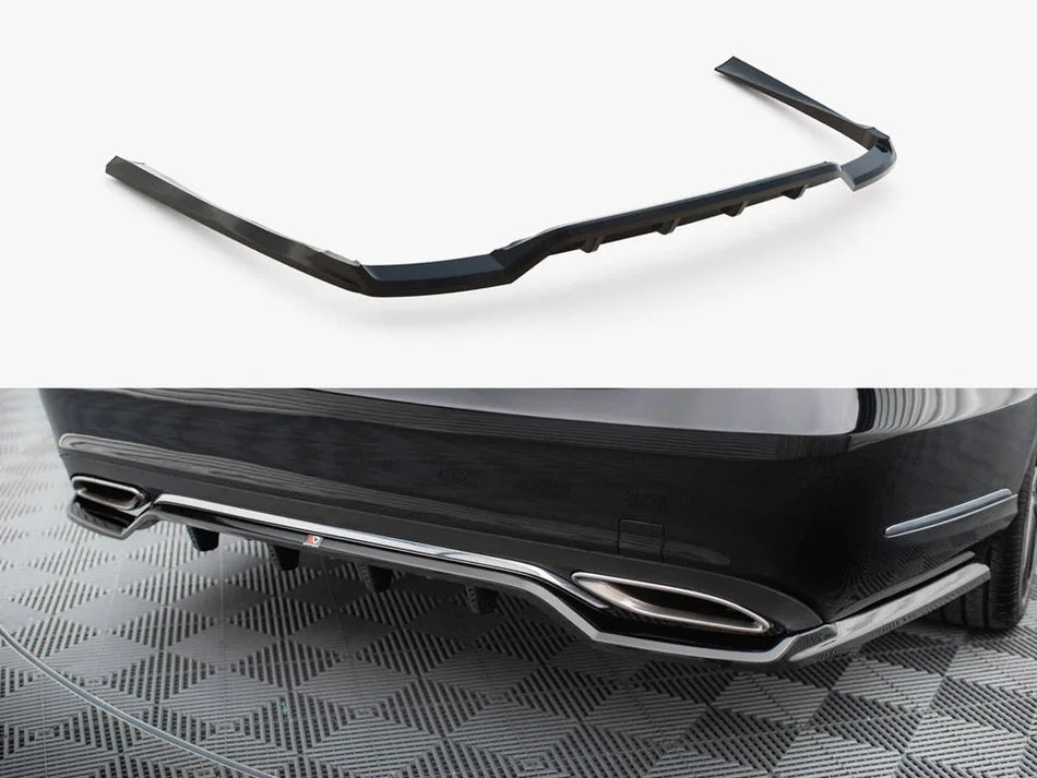 Maxton Rear Splitter (Vertical Bars) Mercedes-Benz E W212 Facelift
