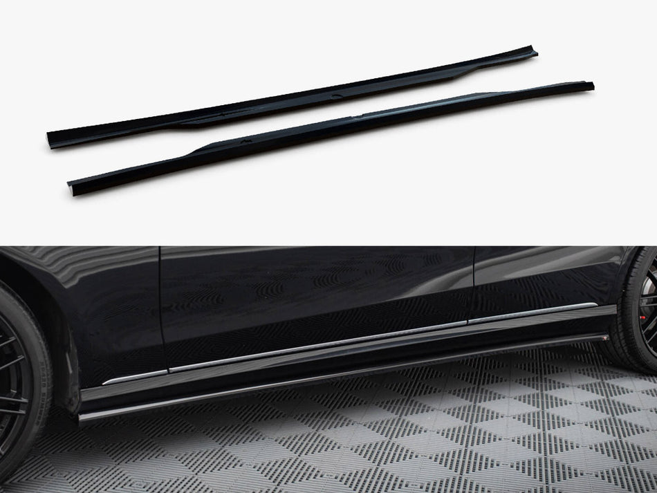 Maxton Side Skirts Diffusers Mercedes-Benz E W212 Facelift