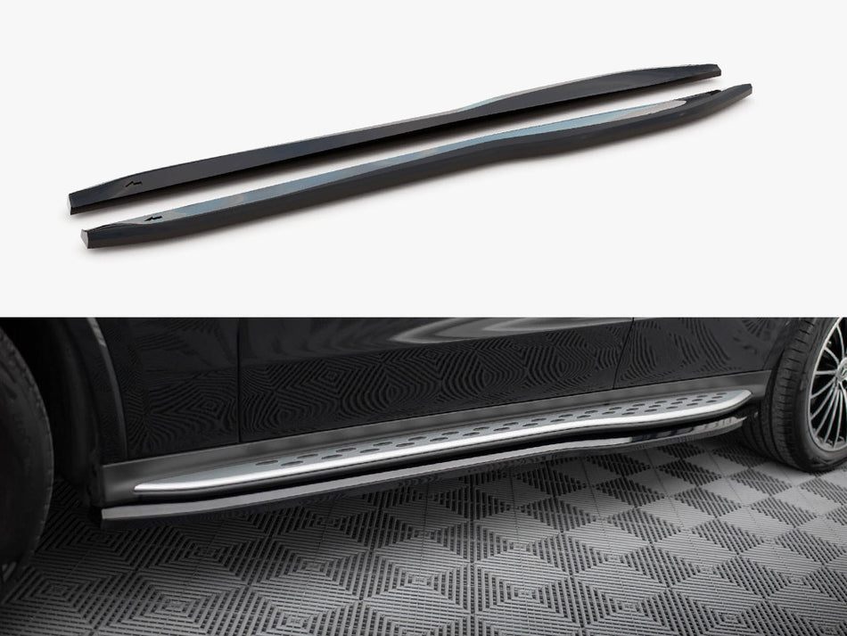 Maxton Side Skirts Diffusers Mercedes-Benz GLC AMG-Line X254