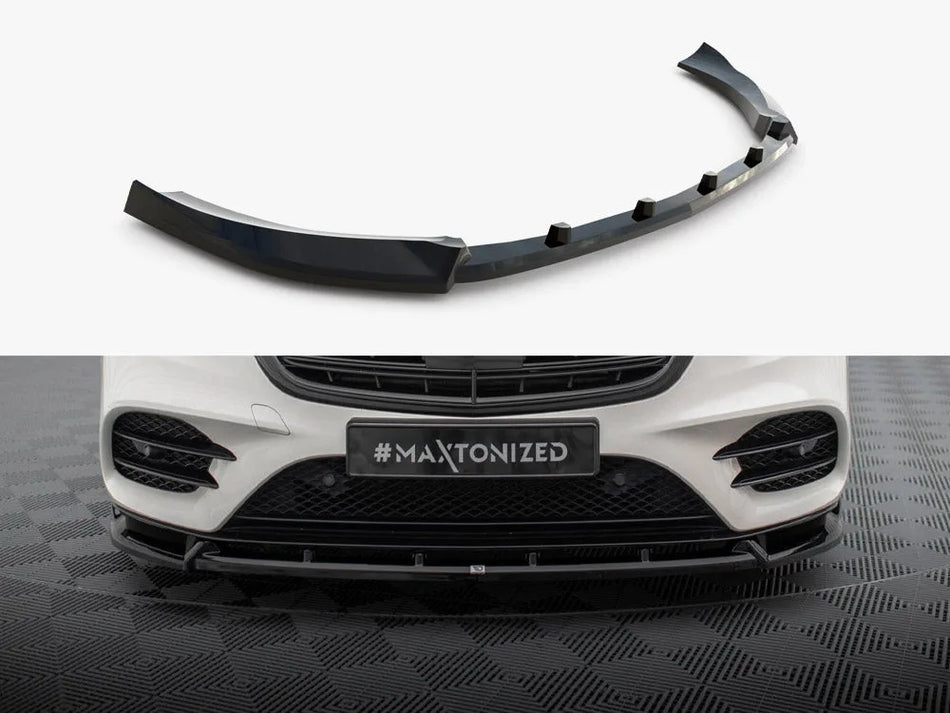 Maxton Front Splitter V.2 Mercedes-Benz S AMG-Line W222 Facelift