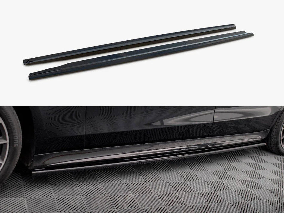 Maxton Side Skirts Diffusers Mercedes S Long AMG-Line V223