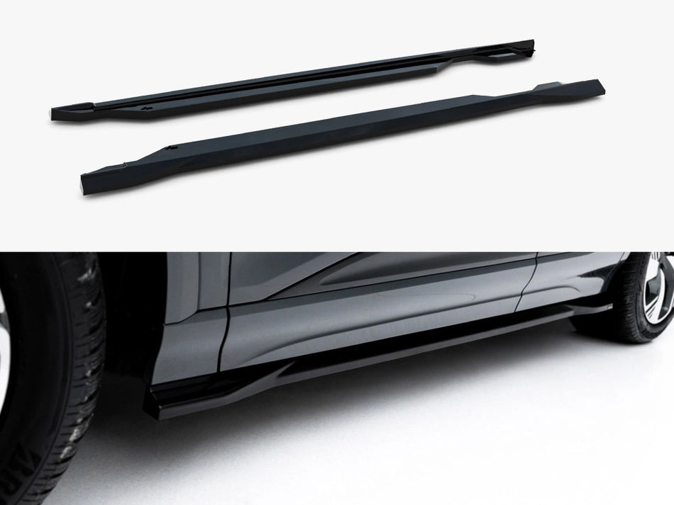 Maxton Side Skirt Diffusers Audi Q6 e-tron Standard / S-Line / SQ6 e-tron SUV / Sportback Mk1