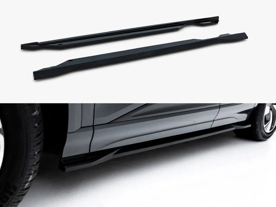 Maxton Side Skirt Diffusers Audi Q6 e-tron Standard / S-Line / SQ6 e-tron SUV / Sportback Mk1