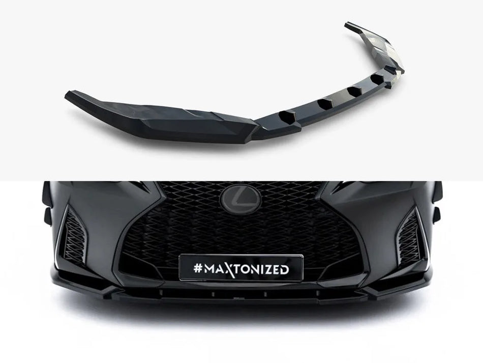 Maxton Front Splitter V.1 Lexus IS 500 Mk3 Facelift 2 (XE30)