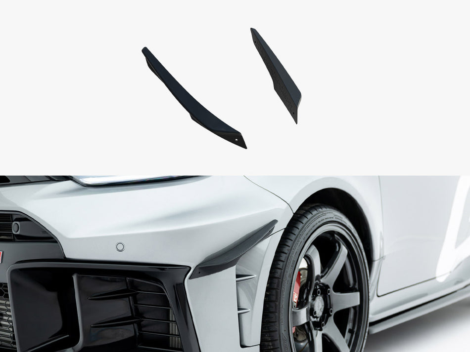 Maxton Front Bumper Wings (Canards) Toyota GR Yaris Mk4 Facelift