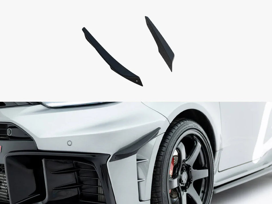 Maxton Front Bumper Wings (Canards) Toyota GR Yaris Mk4 Facelift