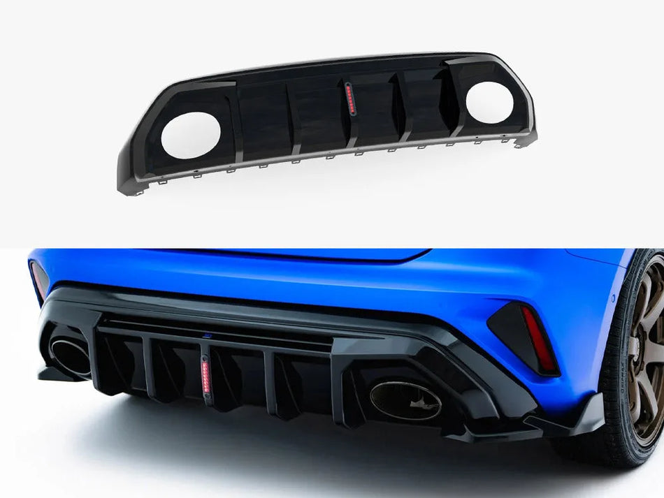 Maxton Rear Valance Audi RS3 8Y Sportback 8Y Facelift (Version with LED light)