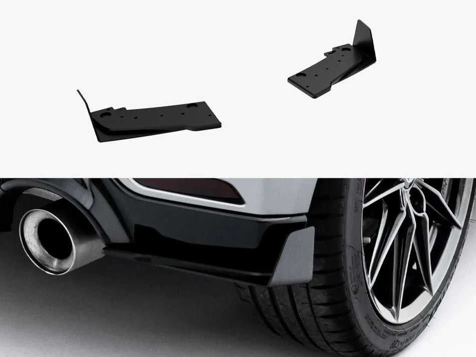 Maxton Street PRO Rear Side Splitters + Flaps Toyota GR Yaris Mk4 Facelift