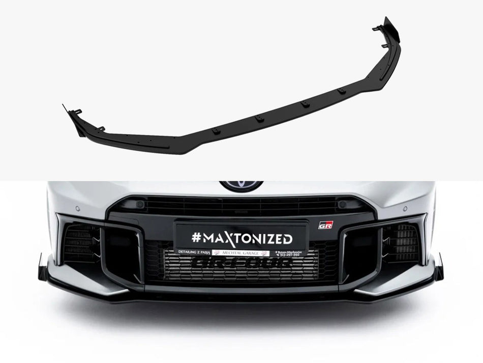 Maxton Street PRO Front Splitter + Flaps Toyota GR Yaris Mk4 Facelift