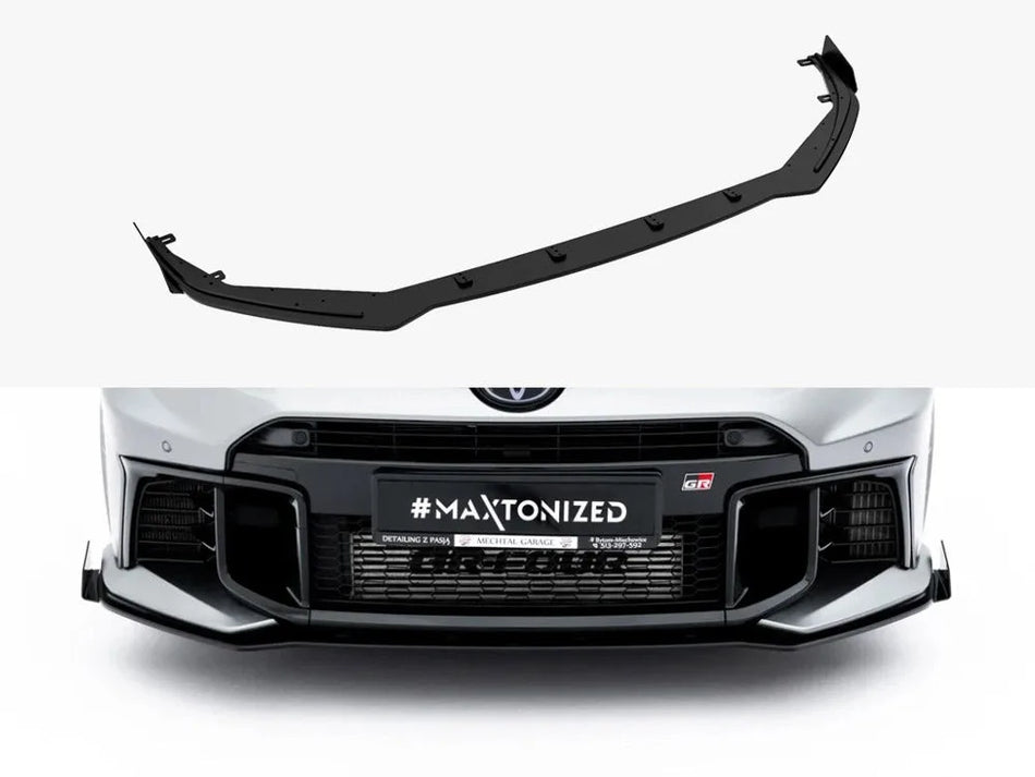 Maxton Street PRO Front Splitter + Flaps Toyota GR Yaris Mk4 Facelift