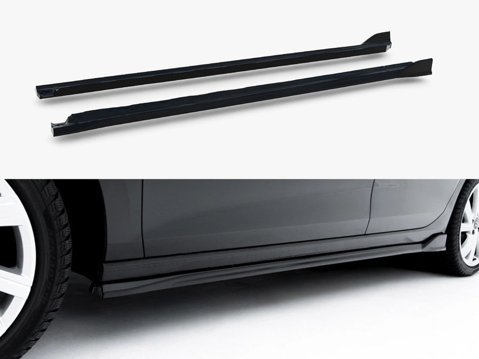 Maxton Side Skirt Diffusers Volkswagen Golf Variant Mk8 Facelift