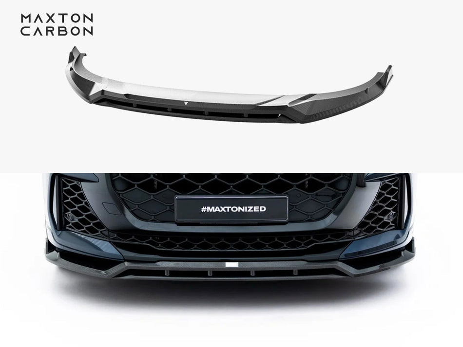 Maxton Prepreg Carbon Fiber Front Splitter Audi RSQ8 Mk1 Facelift