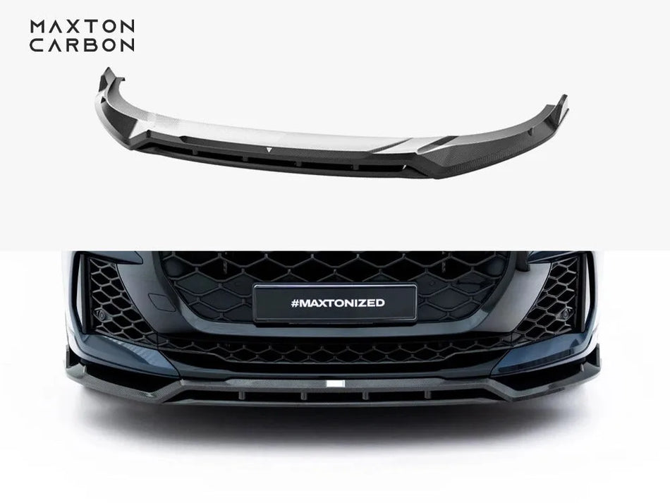 Maxton Prepreg Carbon Fiber Front Splitter Audi RSQ8 Mk1 Facelift