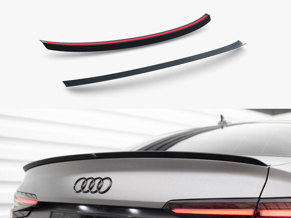 Maxton Spoiler CAP V.2 Audi S4 / A4 Standard / S-Line / Competition Sedan B9 / B9 Facelift