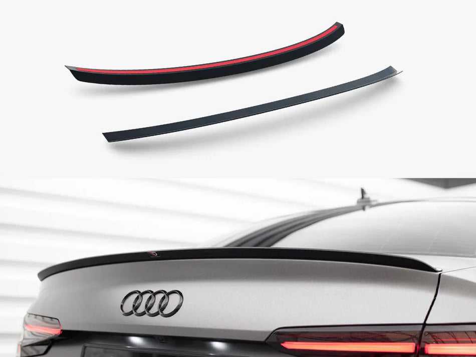 Maxton Spoiler CAP V.2 Audi S4 / A4 Standard / S-Line / Competition Sedan B9 / B9 Facelift