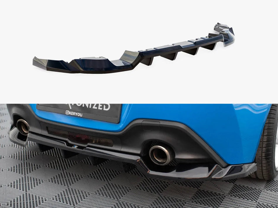 Maxton Rear Splitter (Vertical Bars) V.1 Toyota GR86 Mk1