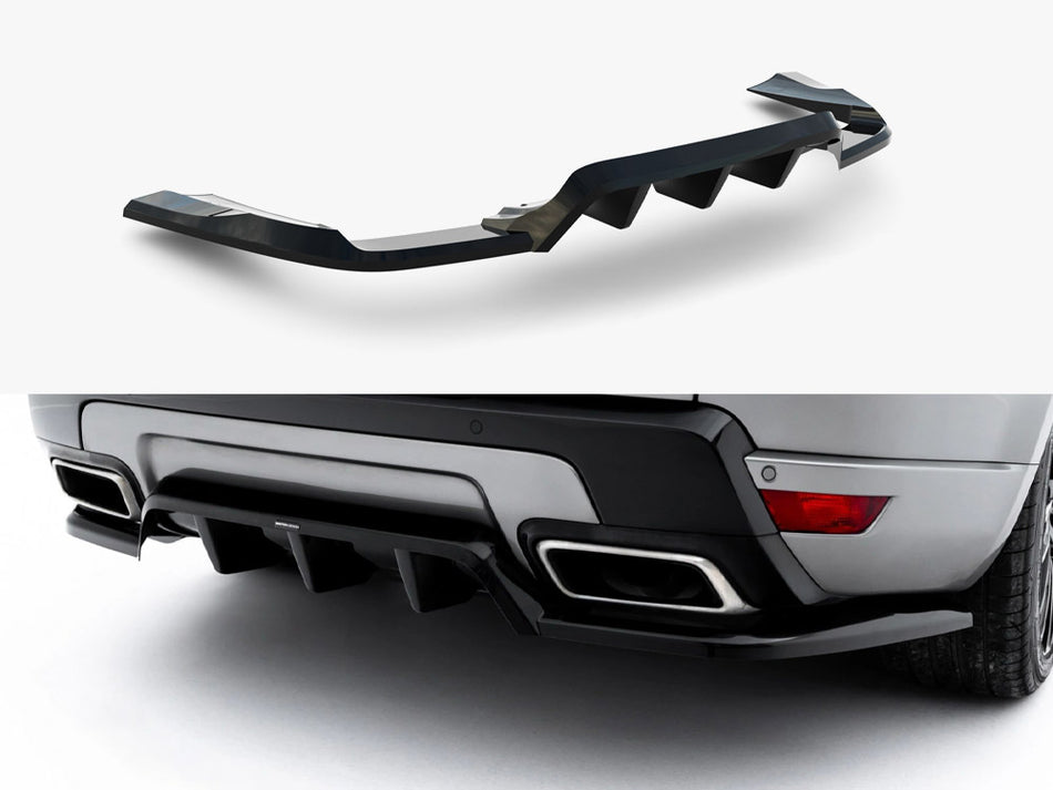 Maxton Rear Splitter (Vertical Bars) Land Rover Range Rover Mk2 Facelift