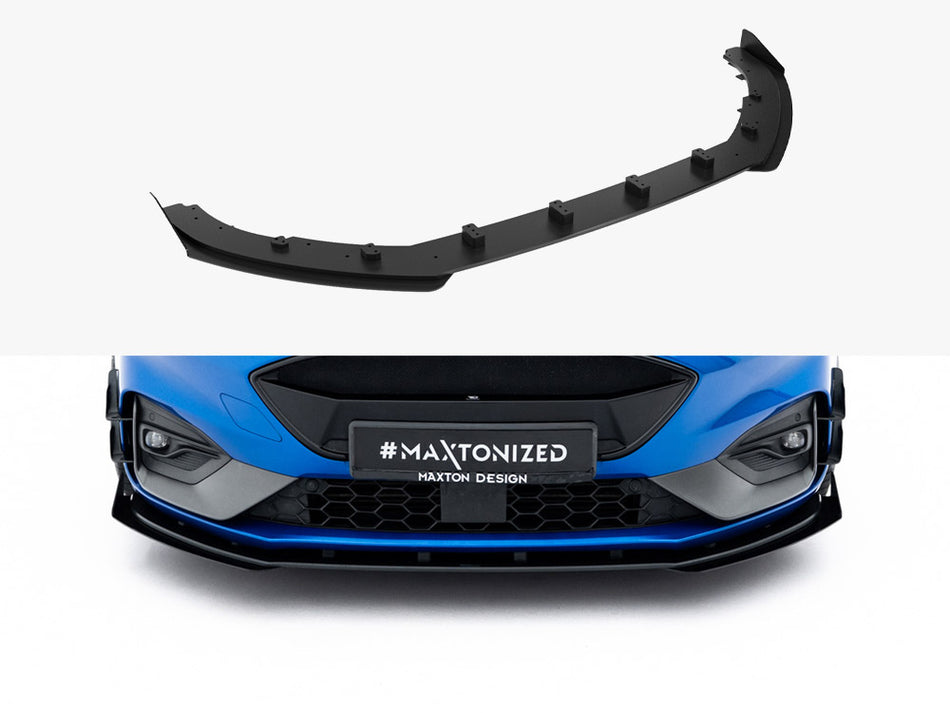 Maxton Street PRO Front Splitter + Flaps Ford Focus ST / ST-Line Mk4
