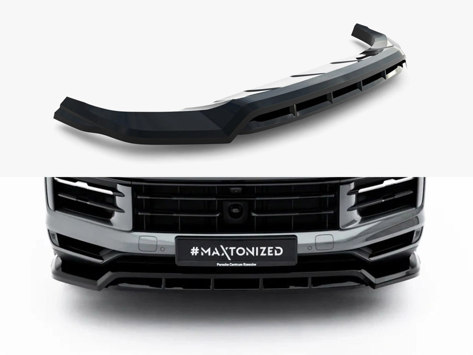 Maxton Front Splitter Porsche Cayenne SUV / Coupe Mk3 Facelift