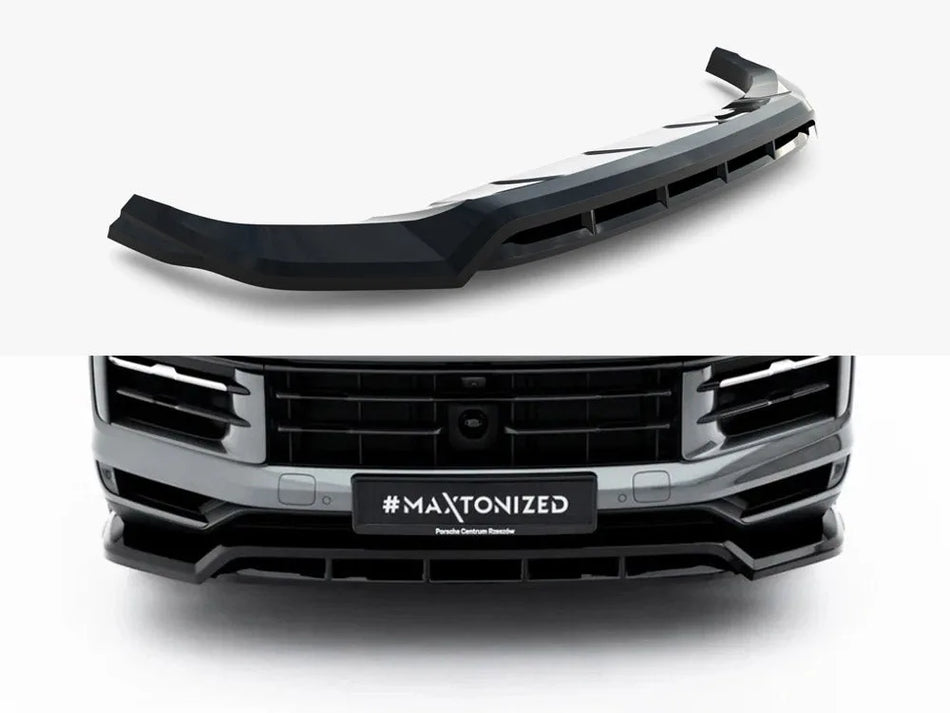 Maxton Front Splitter Porsche Cayenne SUV / Coupe Mk3 Facelift